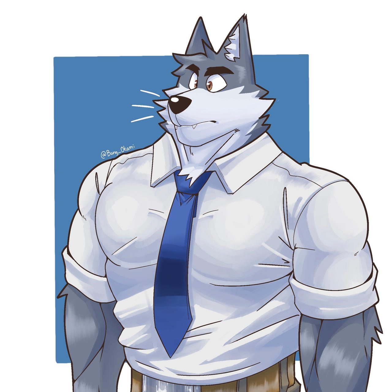 Mr. Wolf Buff by BangOkami on DeviantArt