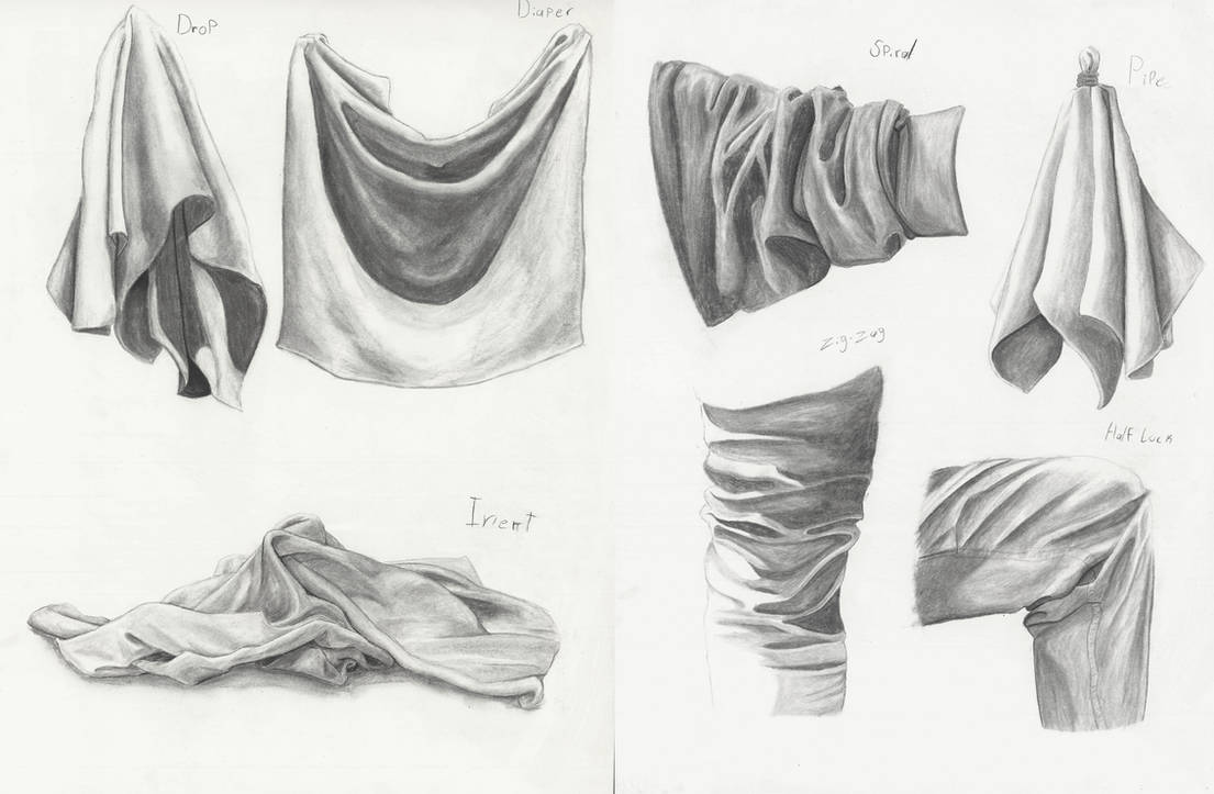 Folds Practice by Misery-Mutt on DeviantArt