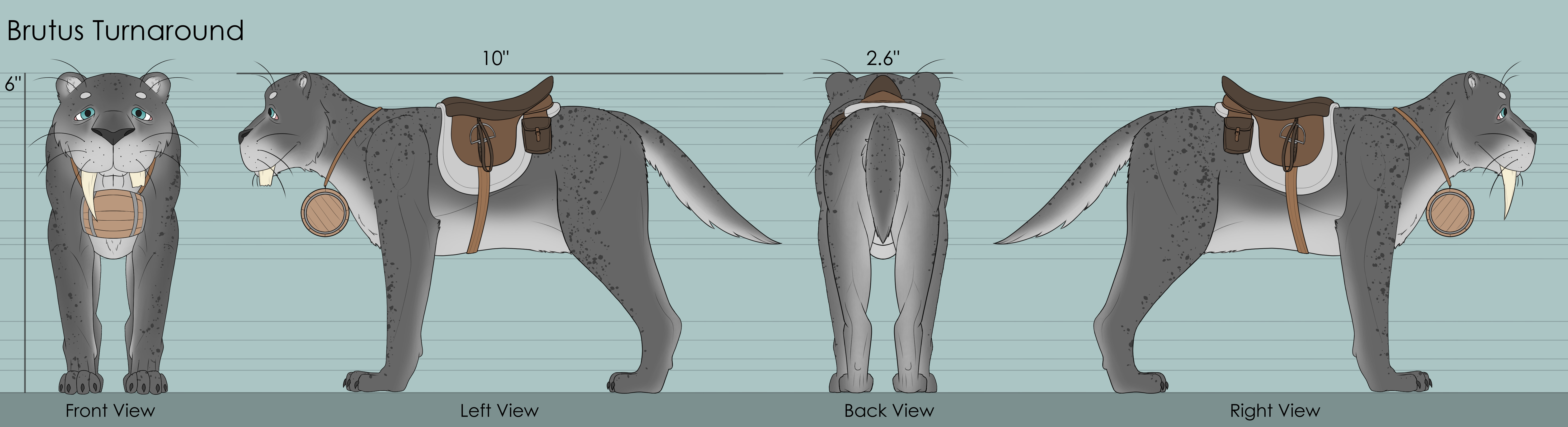 Brutus - Character Turnaround by Misery-Mutt on DeviantArt