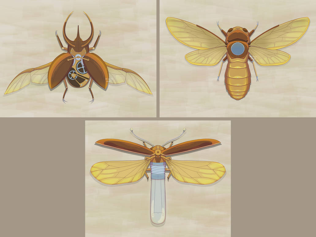 Mechline Insect Unit Mechanical Insect Posters by Misery-Mutt on DeviantArt