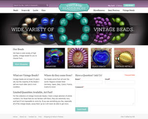 Vintage Beads And More - Magento Website