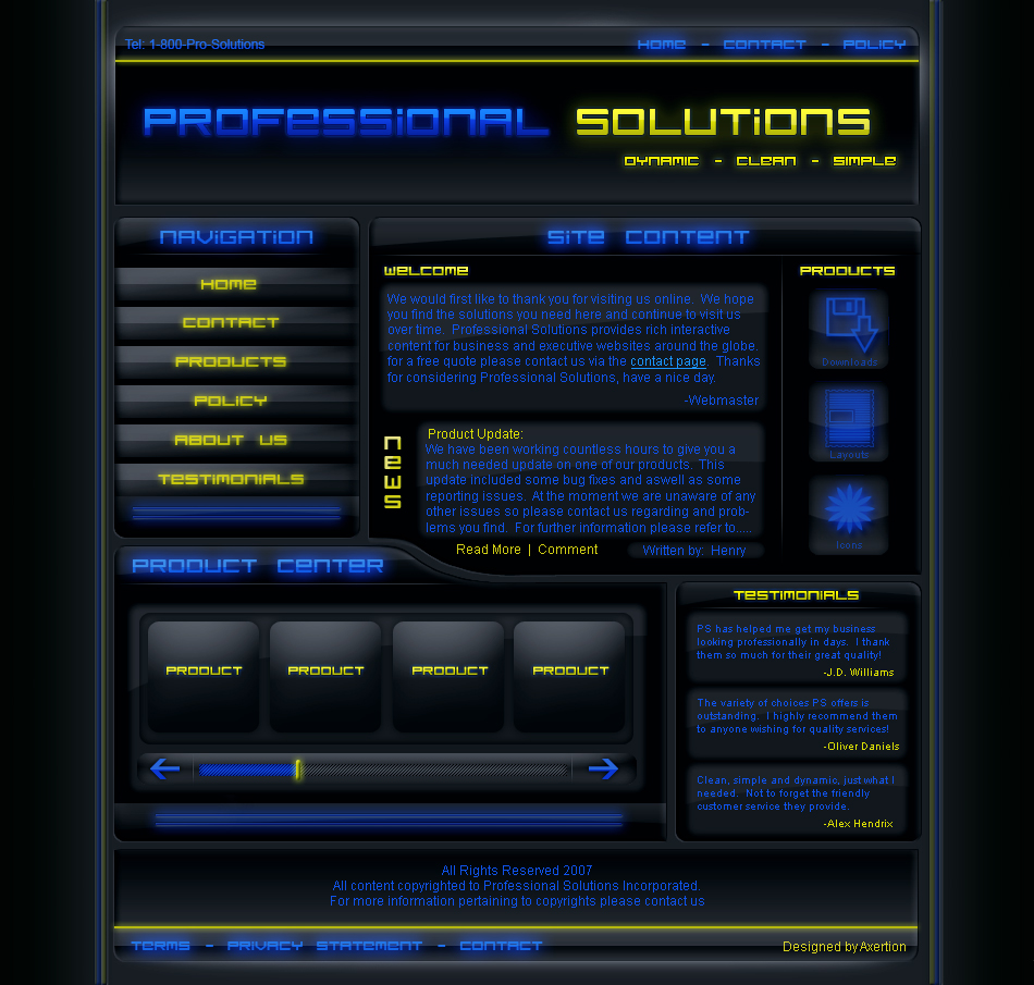 Professional Solutions - Web