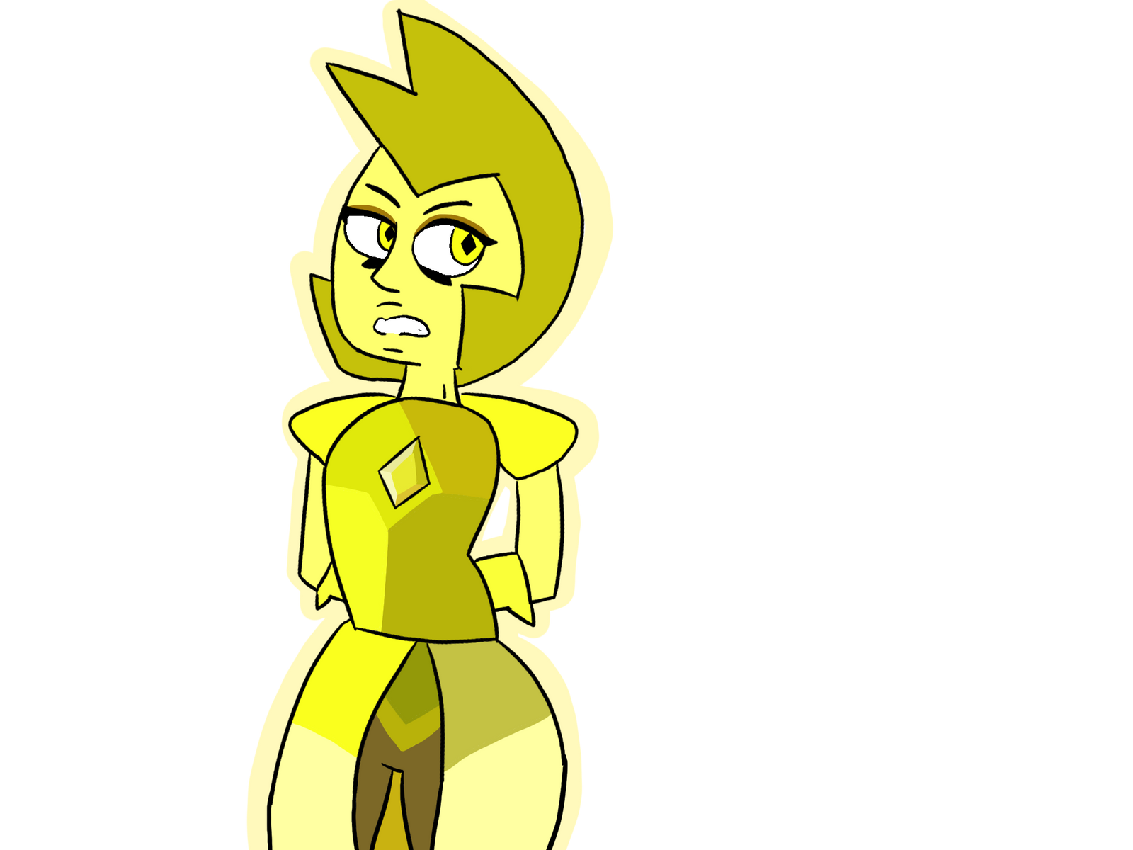 Yellow diamond fan art by rerecartoons on DeviantArt