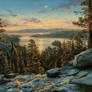 Tahoe Sunrise, Evgeny Lushpin, Oil In Canvass, 201