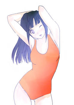 Hinata is a sexy beach girl