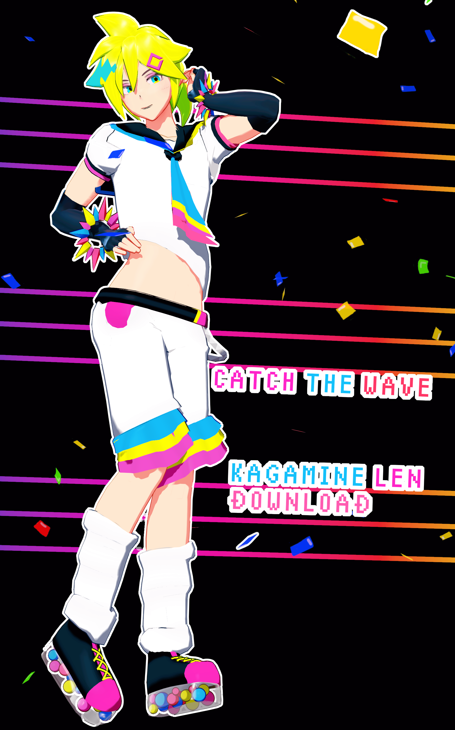 Yyb Catch The Wave Kagamine Len Dl By Kagabooty On Deviantart Yyb Catch The Wave Kagamine Len Dl By Kagabooty On Deviantart
