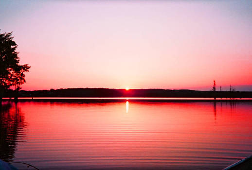 Twilight on Lake Conway