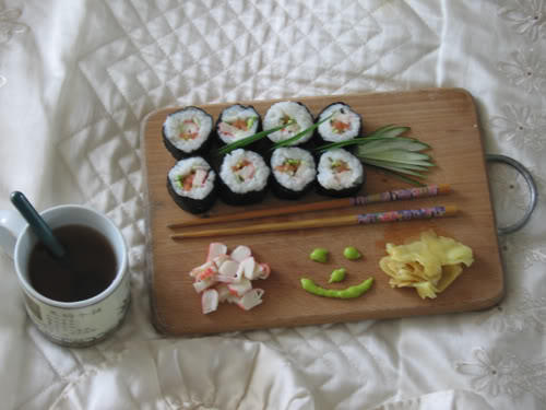 Morning sushi