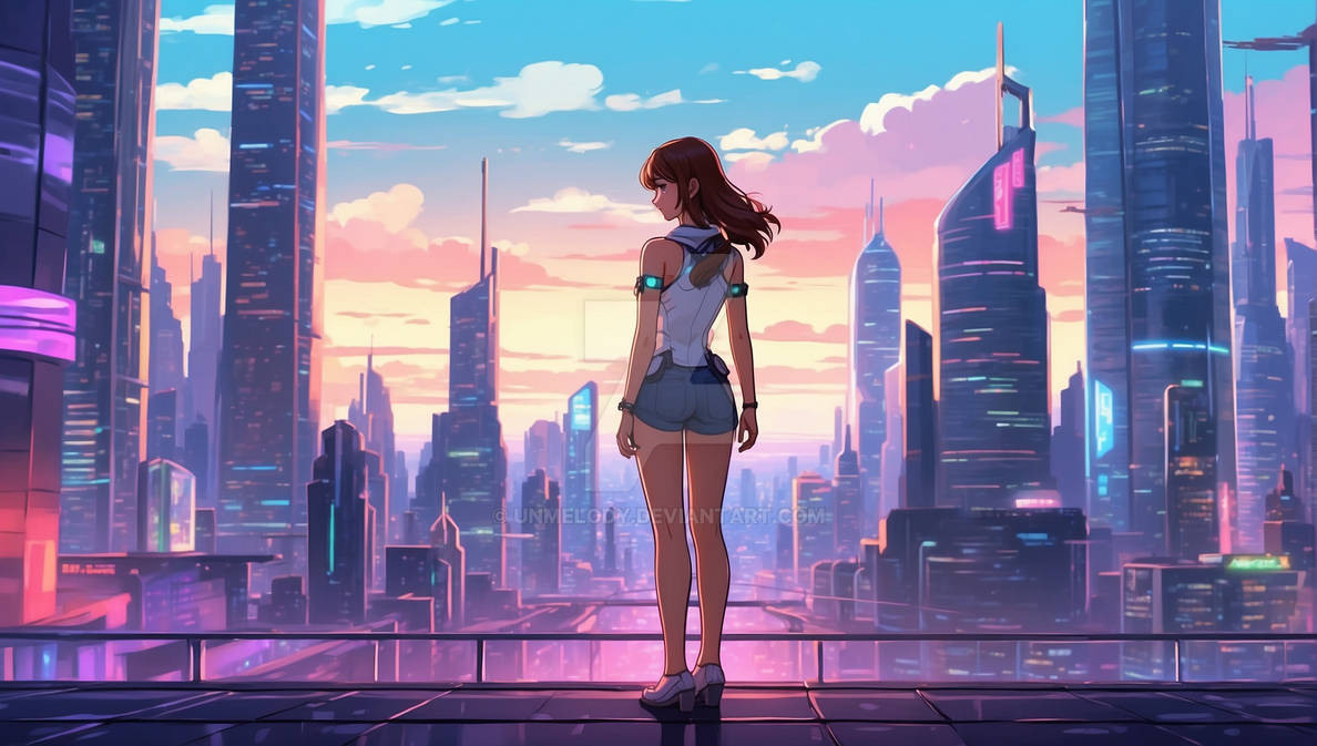 Dawn of Neon Dreams by unmelody on DeviantArt