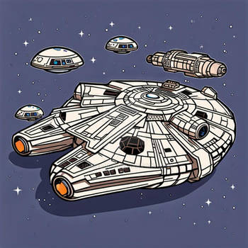 Cute Millenium Falcon