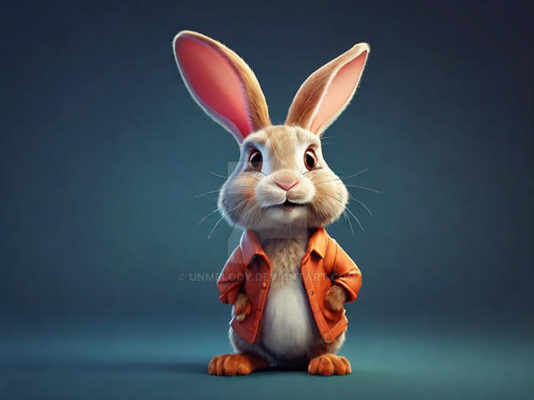 Talking Rabbit Deviantart Rabbit by unmelody on DeviantArt