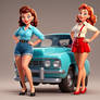 Cartoon Pin Up