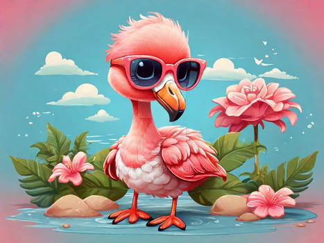 Flamingo Baby Sunglass