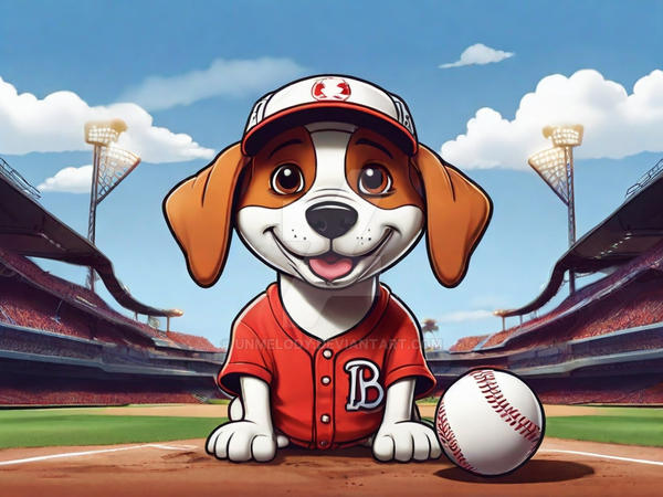 Baseball Dog by unmelody on DeviantArt