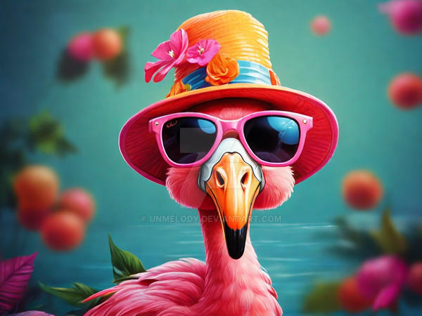 Super Cool Flamingo by unmelody on DeviantArt