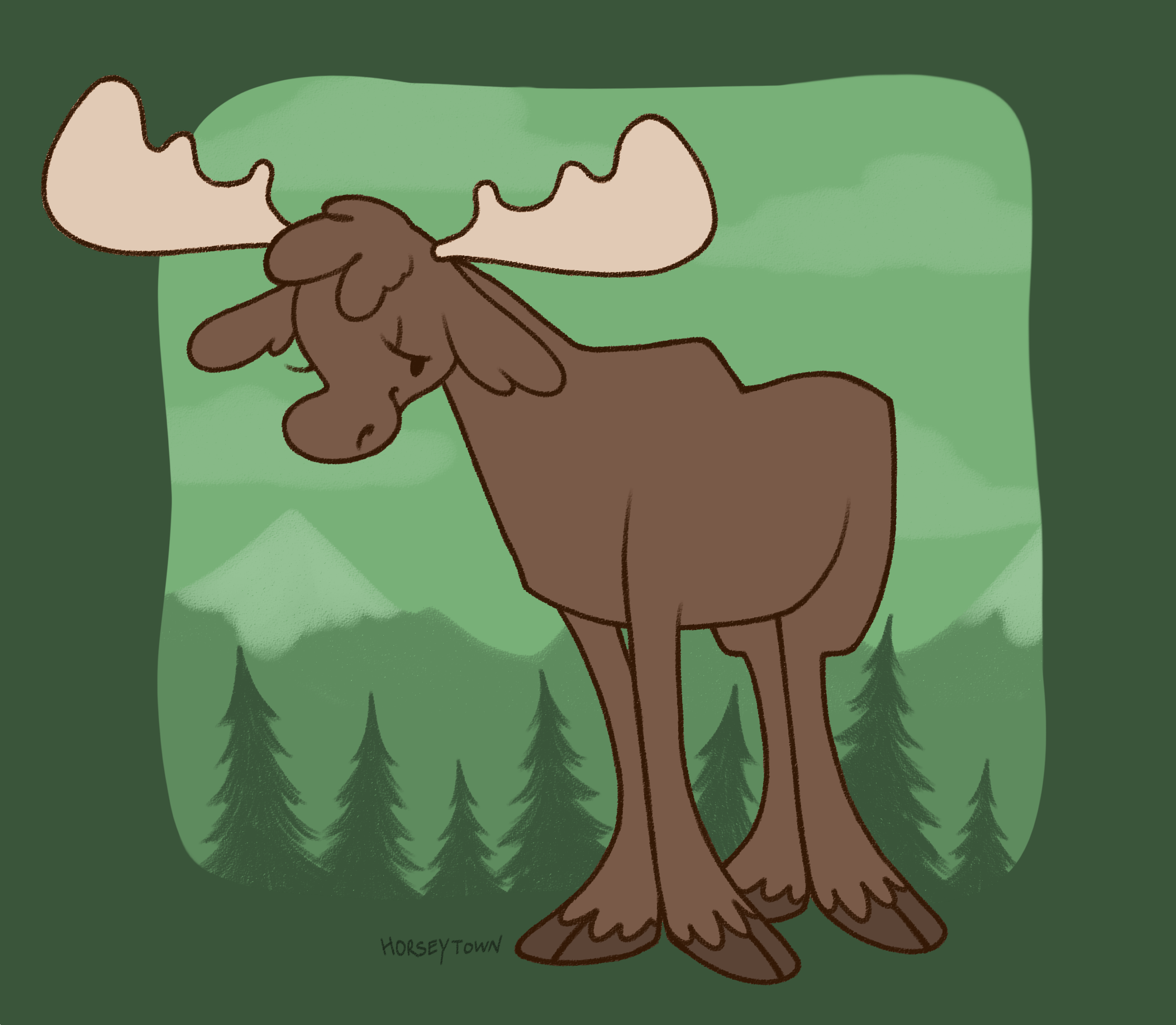 Moose! by greengrizz on DeviantArt