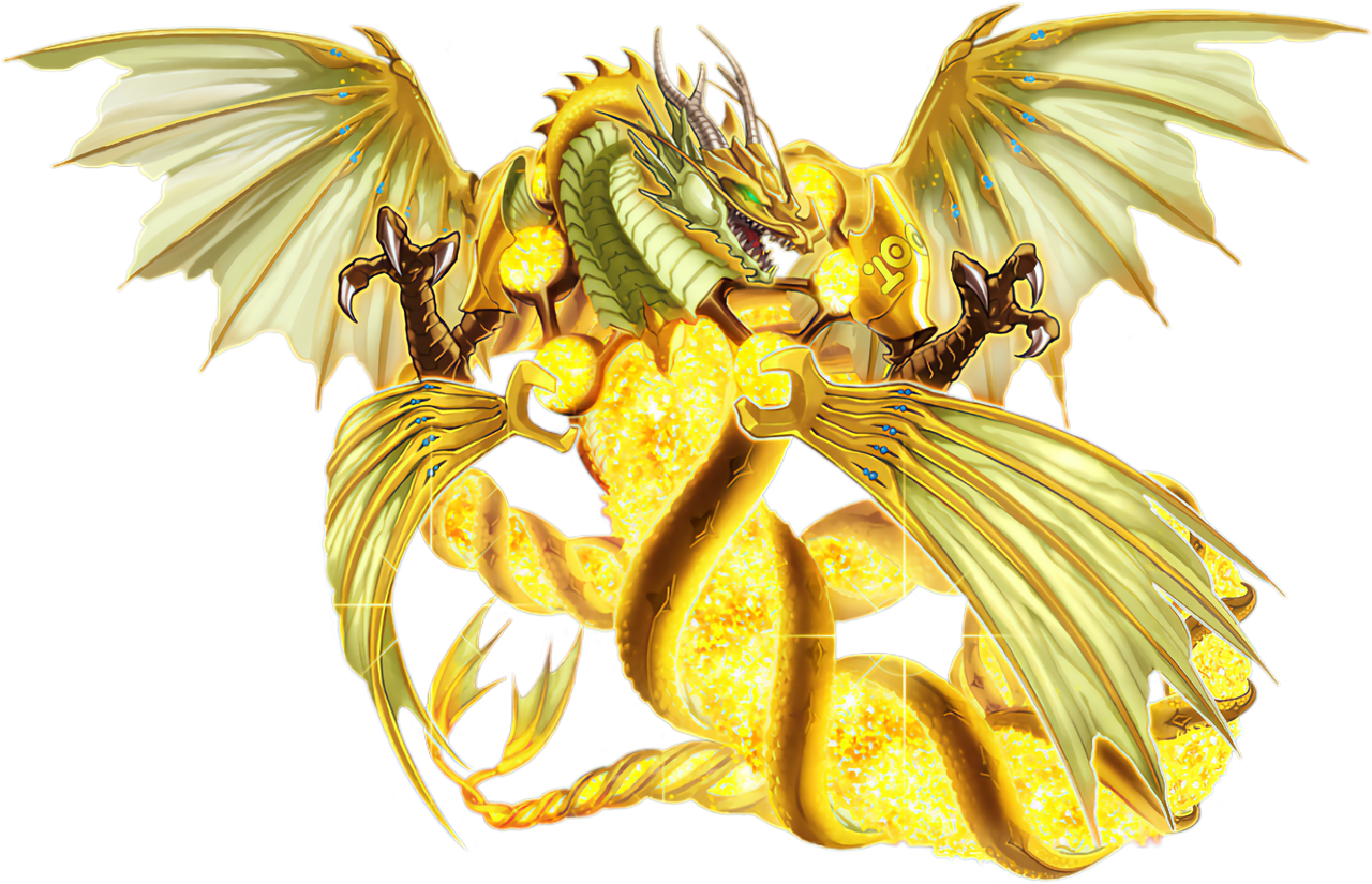 Number 100: Numeron Dragon (Render) by Lele99999 on DeviantArt