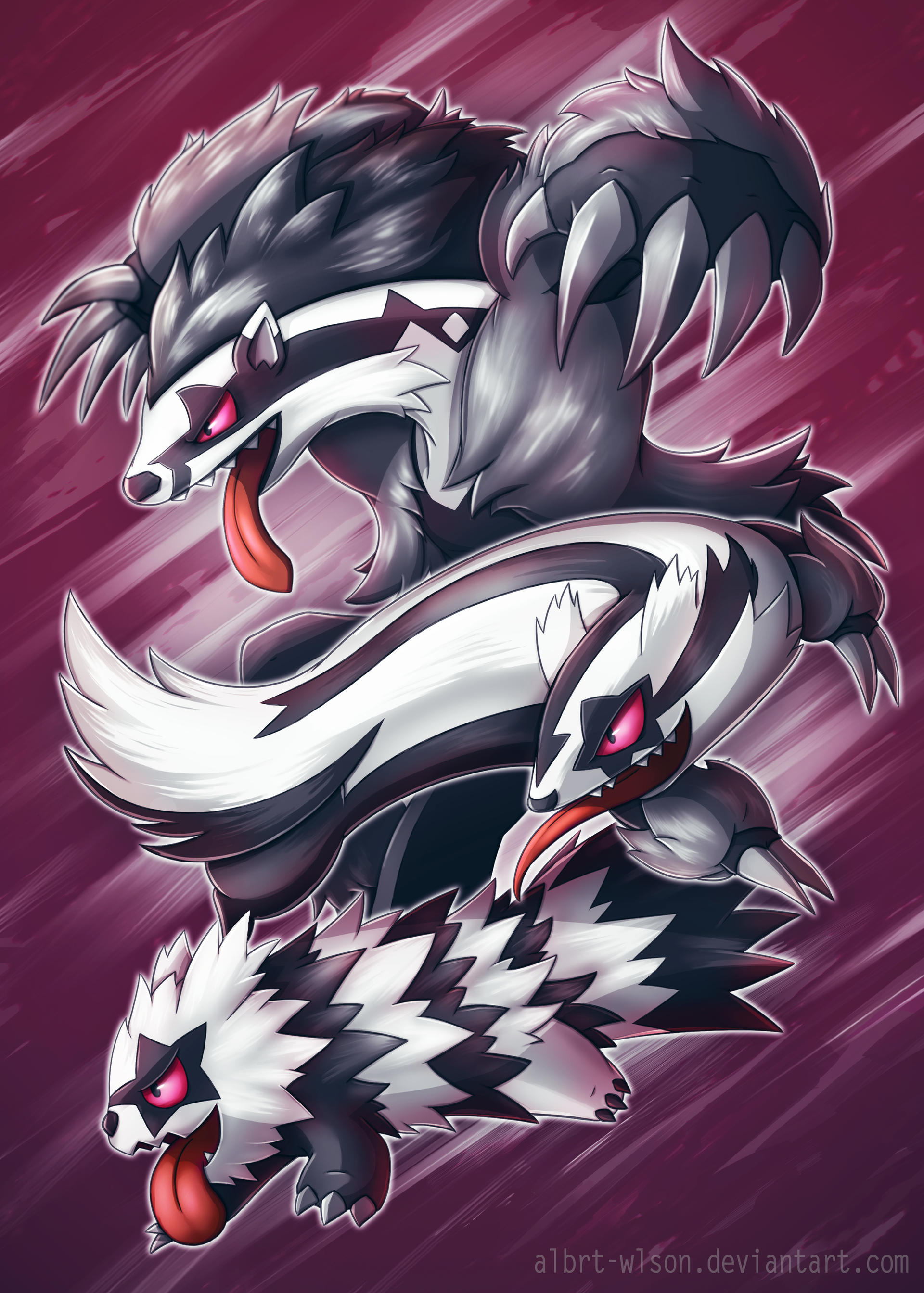 Zigzagoon Family Galarian Form By Albrt wlson On DeviantArt zigzagoon-family-galarian-form-by-albrt-wlson-on-deviantart