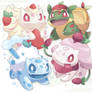 Bulbasaur Fusions (Dessert Theme)