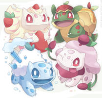 Bulbasaur Fusions (Dessert Theme)