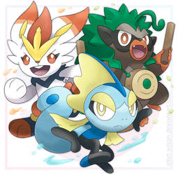Galar Starters Fusion
