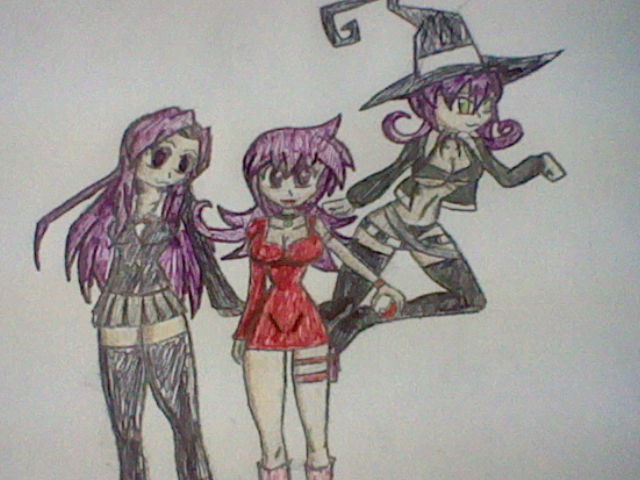 My 3 favorite purple haired anime girls