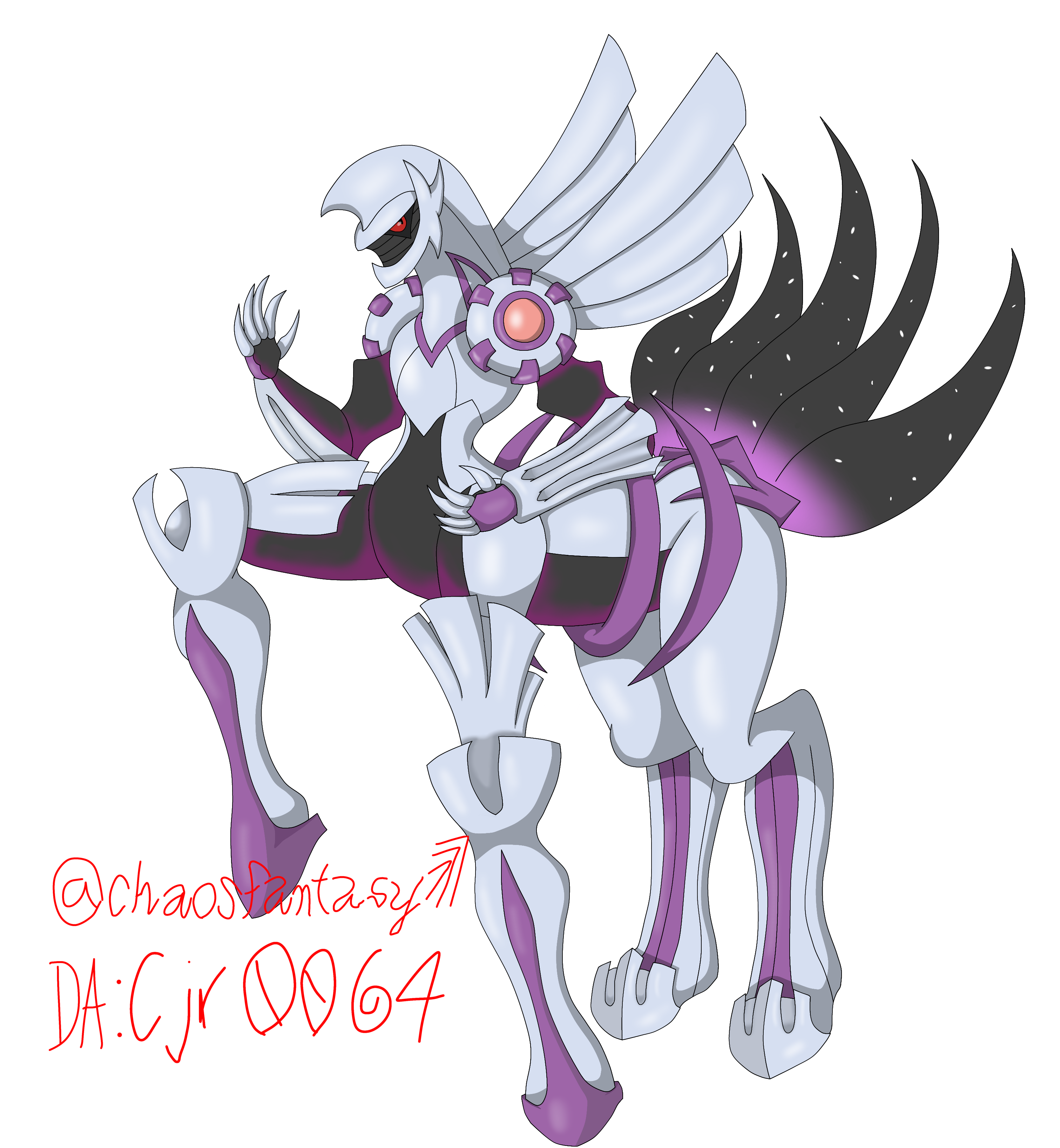 Xnalara PLA Origin Forme Palkia and Dialga by SporemanJake on DeviantArt