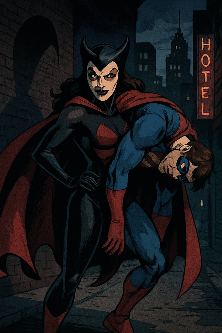 Superhero Send Off Superhero defeated and carried off by Upintheair1 on DeviantArt