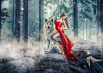 Little Red Riding Hood changes the side! by mattze87 Little Red Riding Hood changes the side! by mattze87