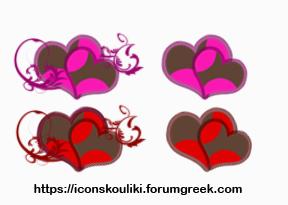 Hearts by IconSkoulikiGraphics