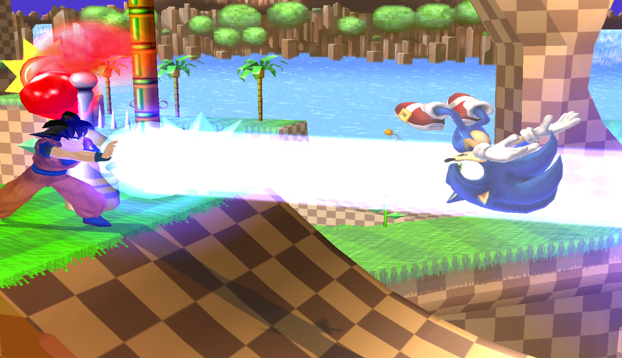 Goku Vs. Sonic (Super Smash bros. style)