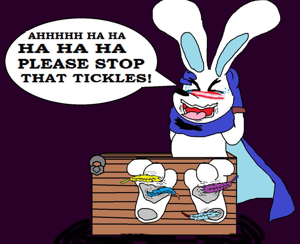 Ruben Rabbit Hoppus tickled Request by RosesNPoision on DeviantArt