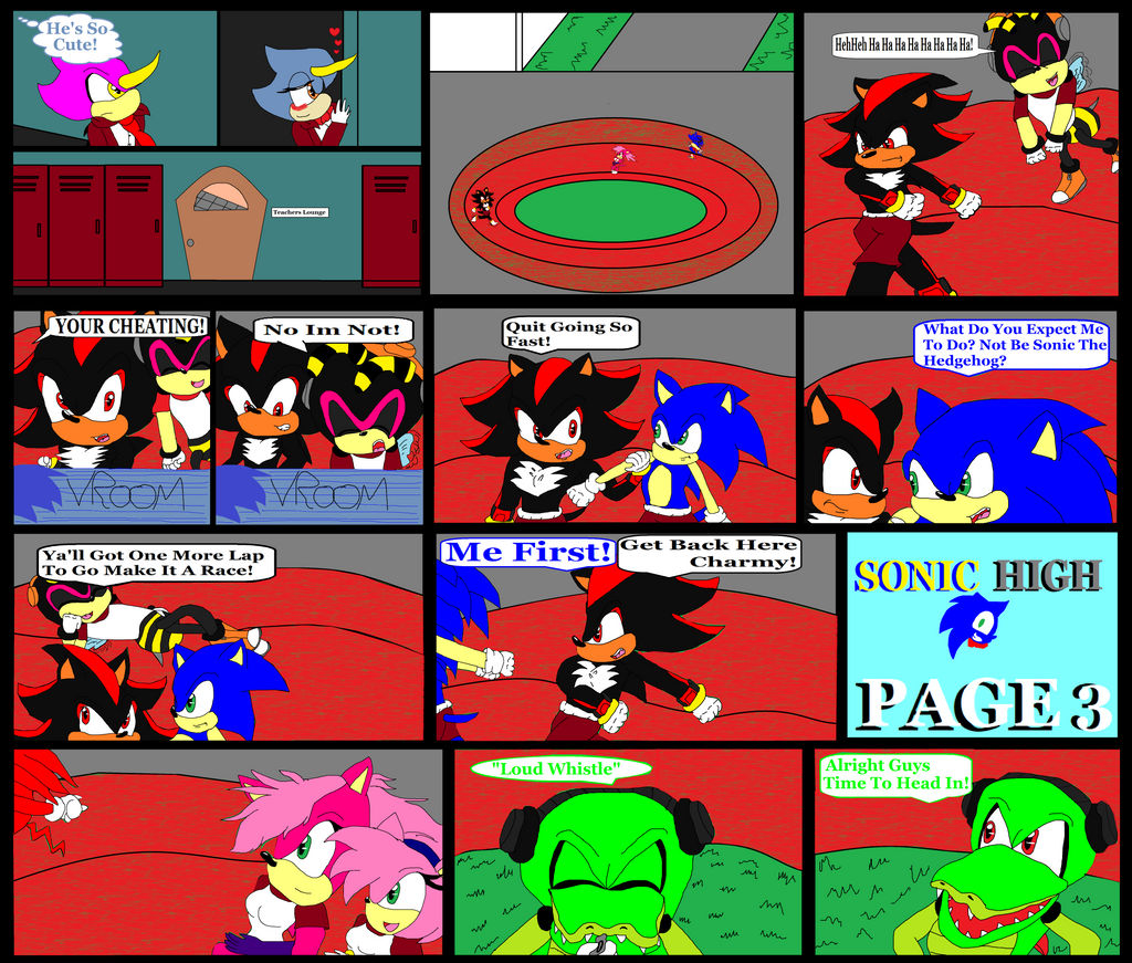 Sonic goes Hyper Sonic Comic Page 3 by drakessj257 on DeviantArt