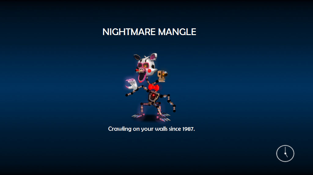 FNaF World Nightmare Mangle loading screen by FixupFoxyGames on DeviantArt