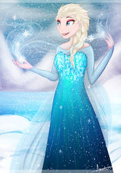 Frozen-Elsa Speedpaint