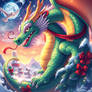 Dragon at Christmas eve