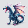Dragon of dark crystal