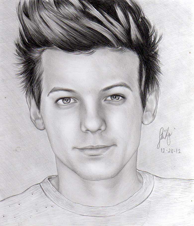 Learn How to Draw Louis Tomlinson (Singers) Step by Step : Drawing