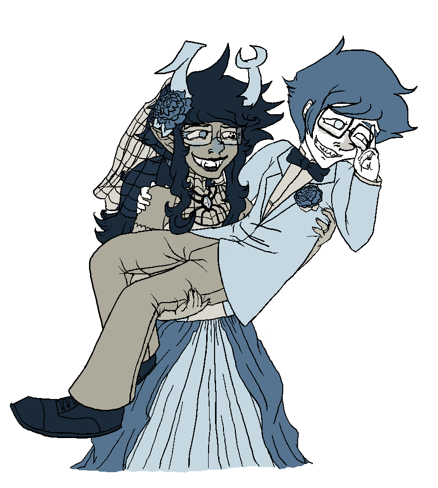 Vriska: Carry your 8lushing 8ridegroom.