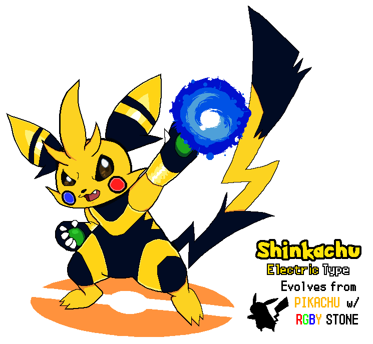 Pikachu Split Evolution- Shinkachu