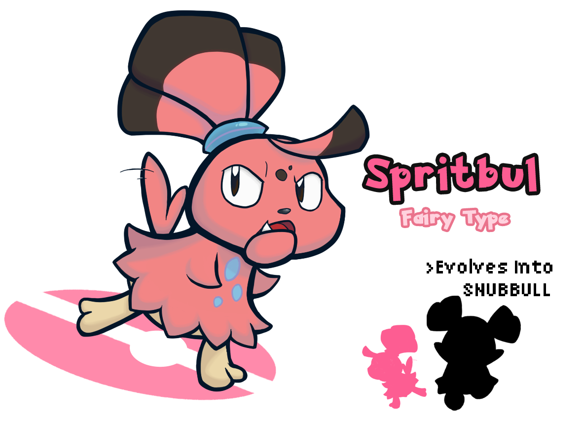 Snubbull Pre-Evolution- Spritbul