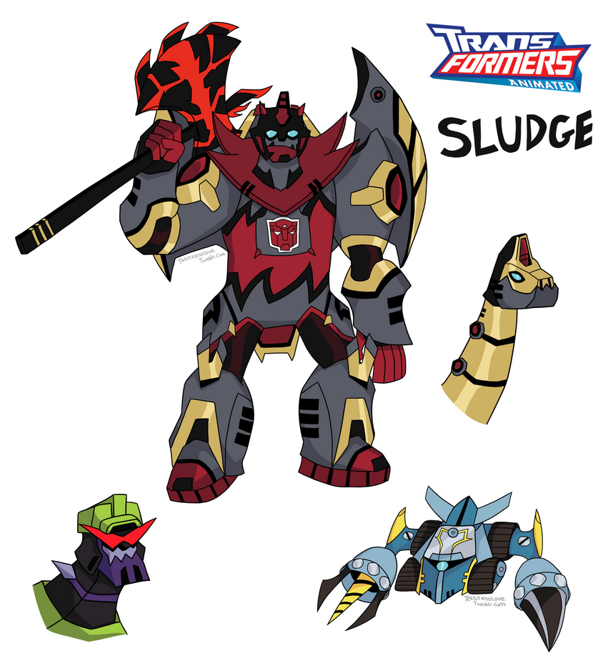 Transformers Animated- Dinobot Sludge w/ Others by DubiousDerringer on  DeviantArt