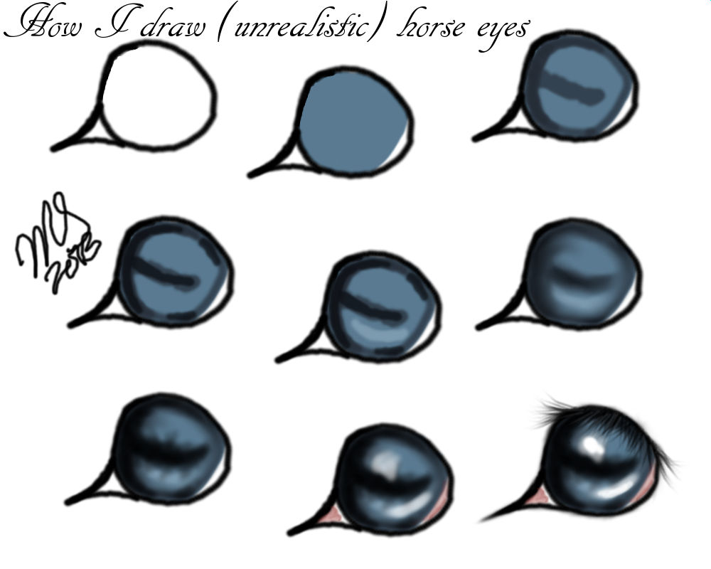 .:how i draw horse eyes:. by MadeleineInMay on DeviantArt .:how i draw horse eyes:. by MadeleineInMay on DeviantArt