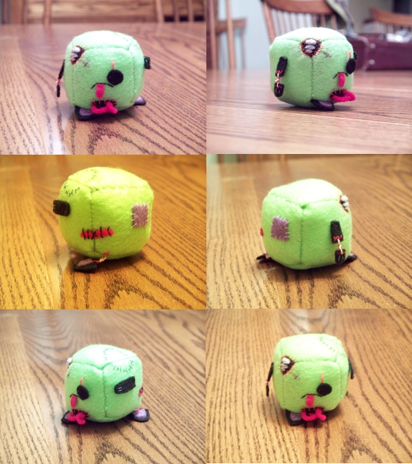 Zombie Cube Plushie