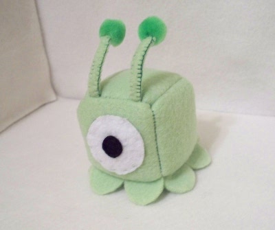 Brain Slug Cube Plushie