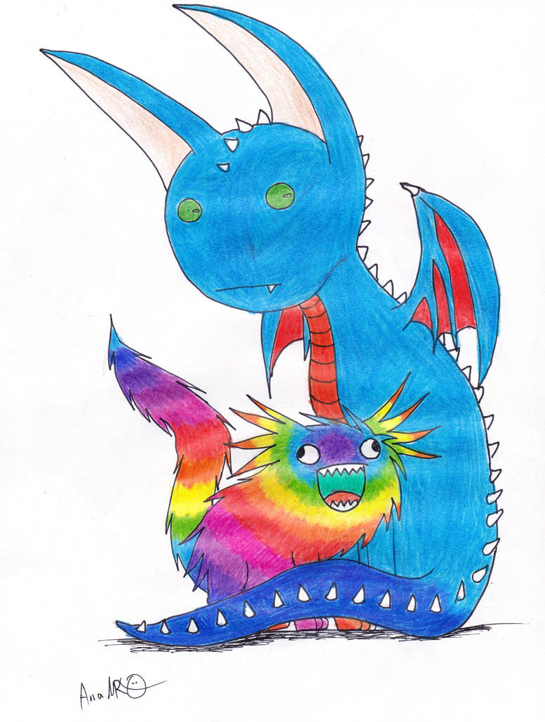 Dragon and Dog rare by AniiTaRuiz on DeviantArt