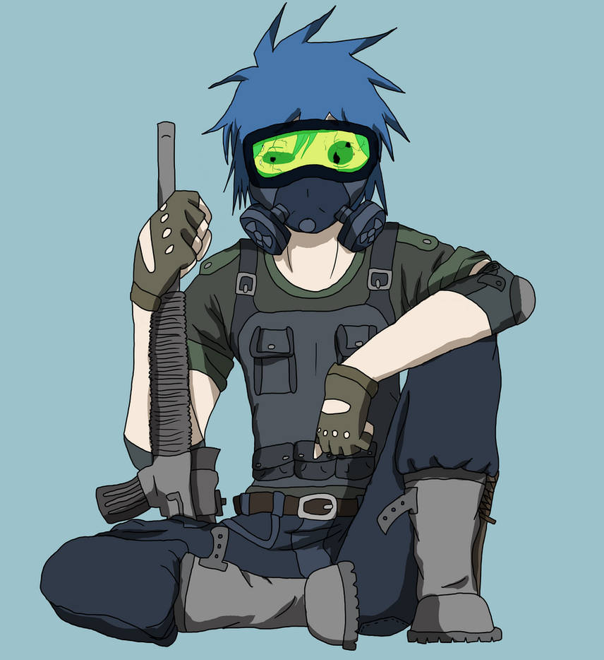 2D - Soldier by AniiTaRuiz on DeviantArt