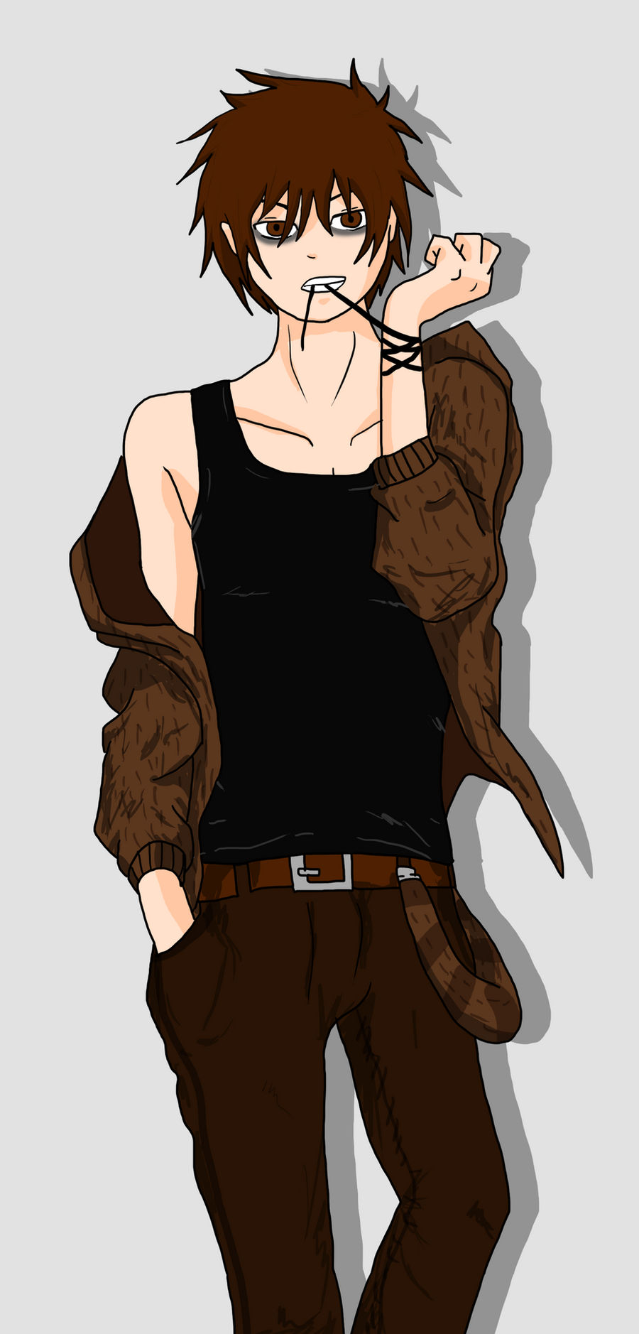 Rigby - Cool by AniiTaRuiz on DeviantArt