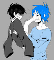 Murdoc kid and 2D