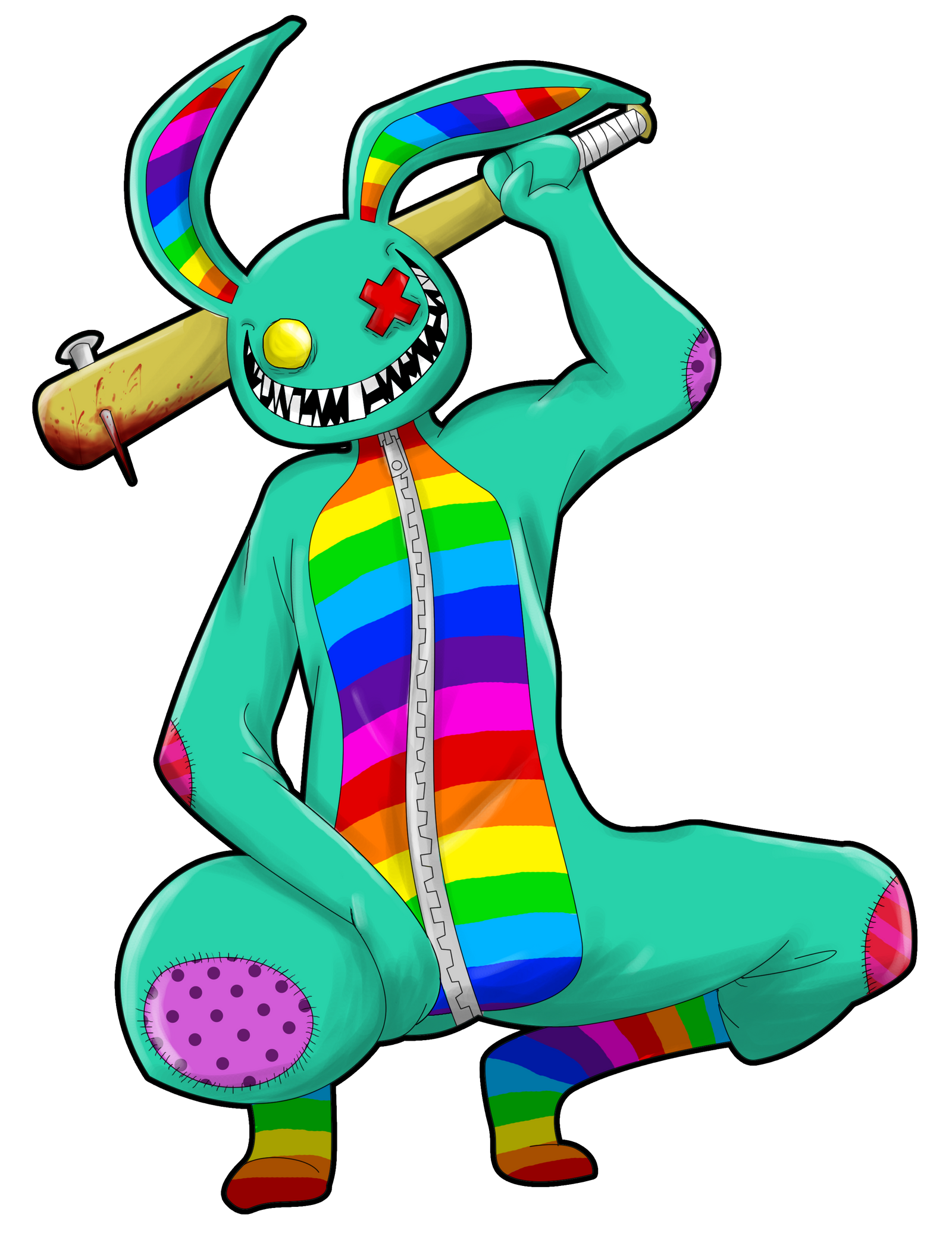 Phasmophobia Rabbit psycho rabbit by AniiTaRuiz on DeviantArt